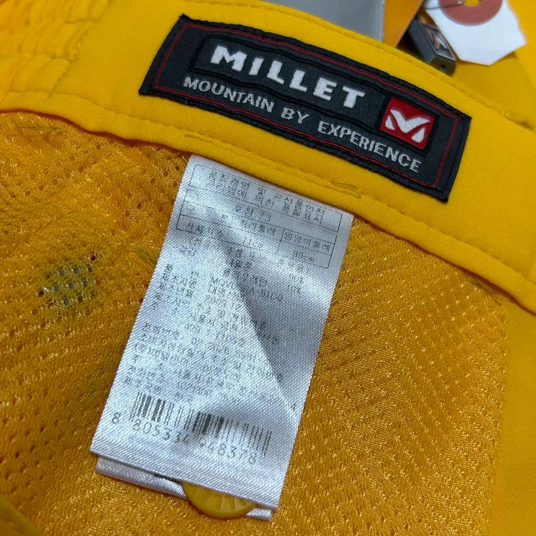 Pantalón de jersey MILLET para mujer, nuevo y sin usar, color amarillo