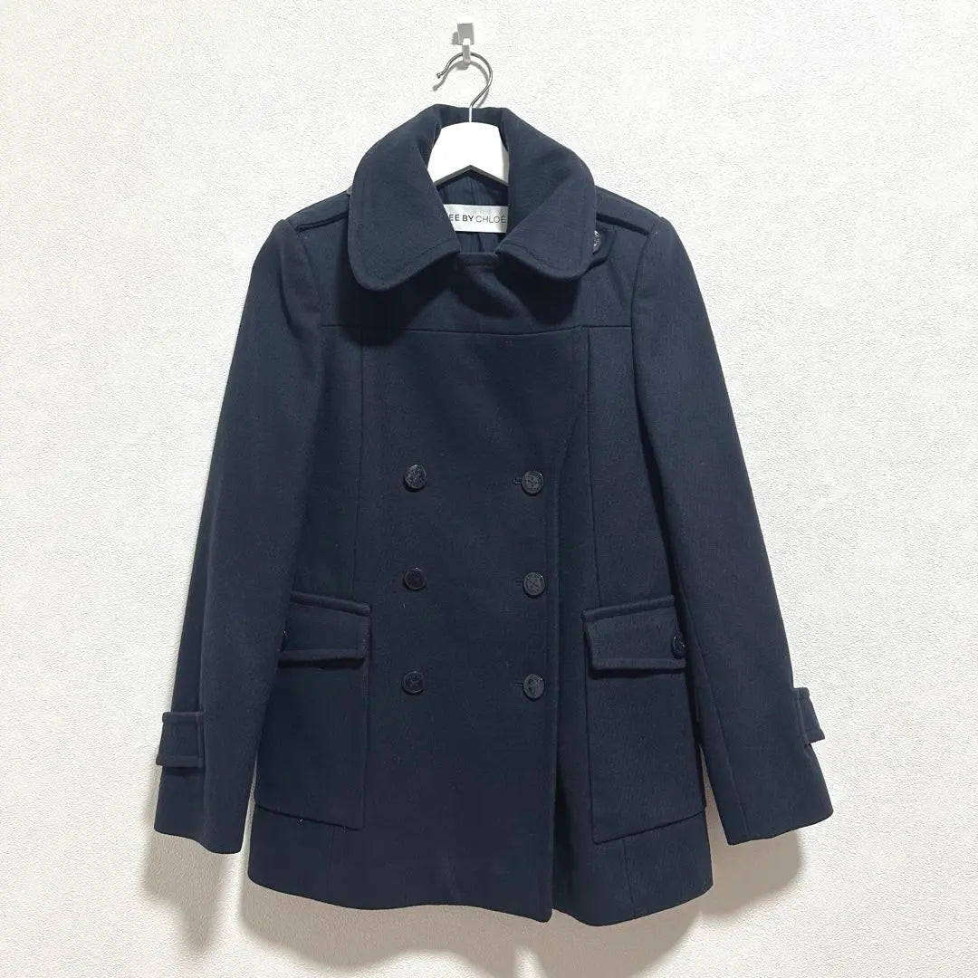 《SEE BY CHLOE》SEE BY CHLOE (38) Peacoat Women's Outerwear