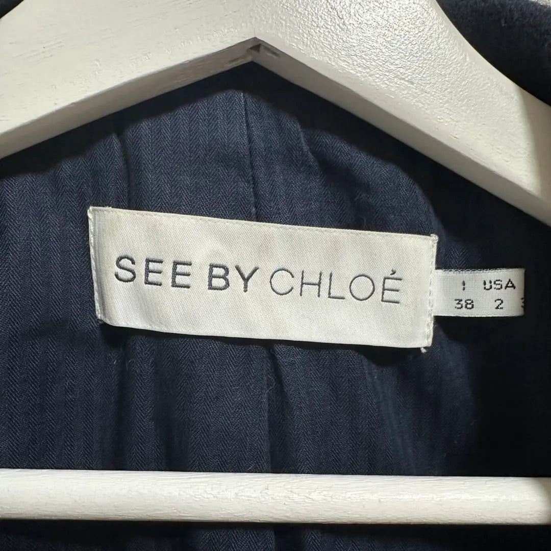 《SEE BY CHLOE》SEE BY CHLOE (38) Abrigo de mujer estilo peacoat