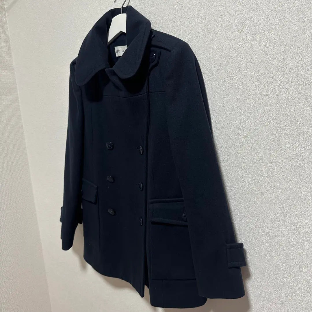 《SEE BY CHLOE》SEE BY CHLOE (38) Peacoat Women's Outerwear