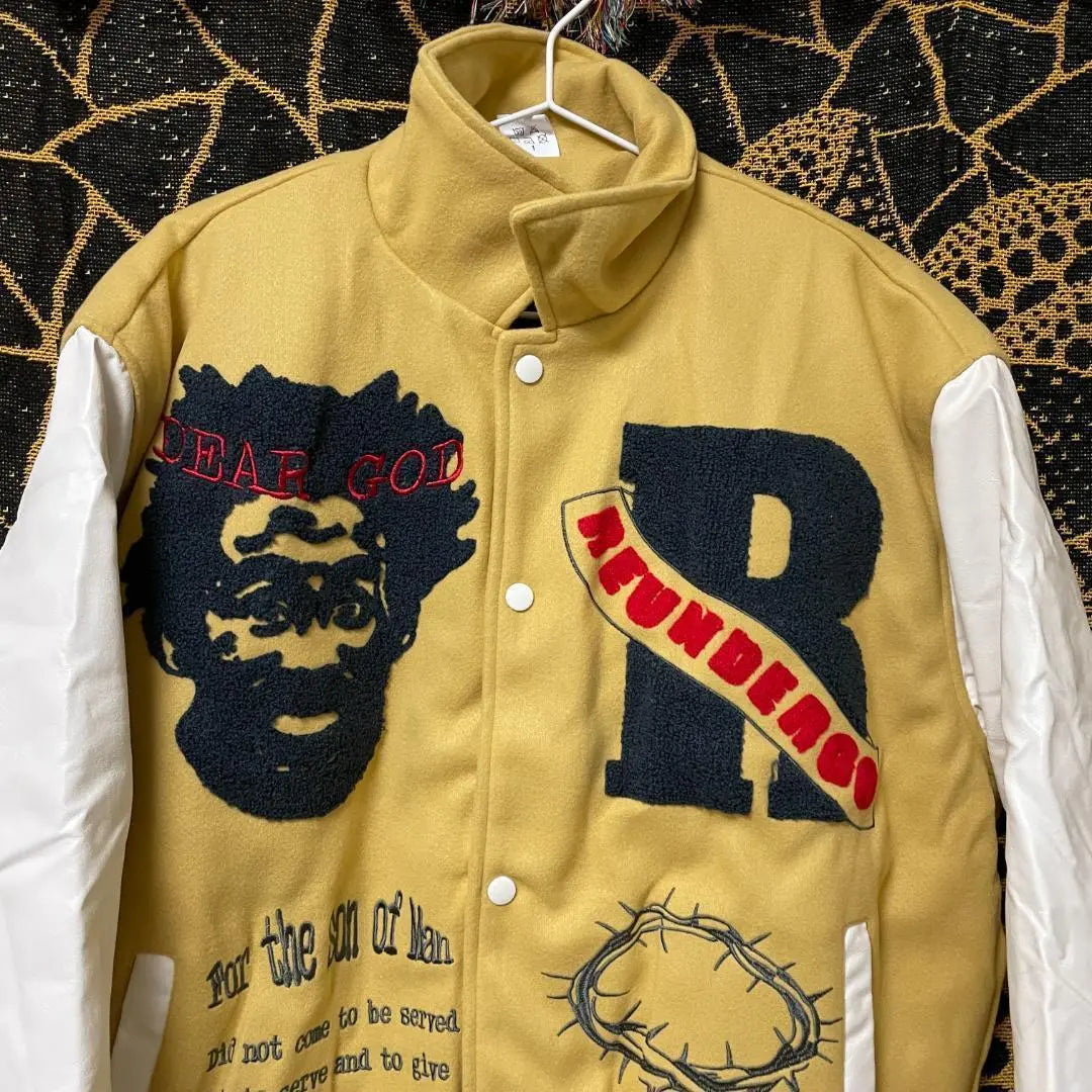 ♰BOY♰ Chaqueta de abrigo para hombre estilo estadio estilo blusón estilo HIPHOP