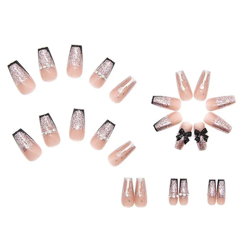 Descuento por tiempo limitado 570 Puntas de uñas con forma de mariposa 3D brillante para bodas, aniversarios diarios, corazón 6g3