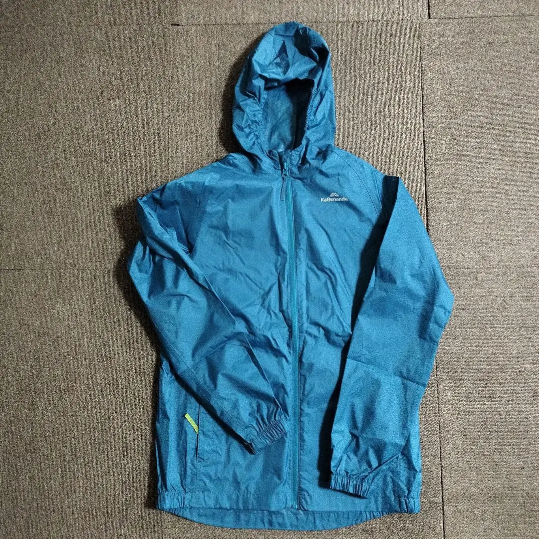 Kathmandu Hooded rain jacket not available in Japan Blue