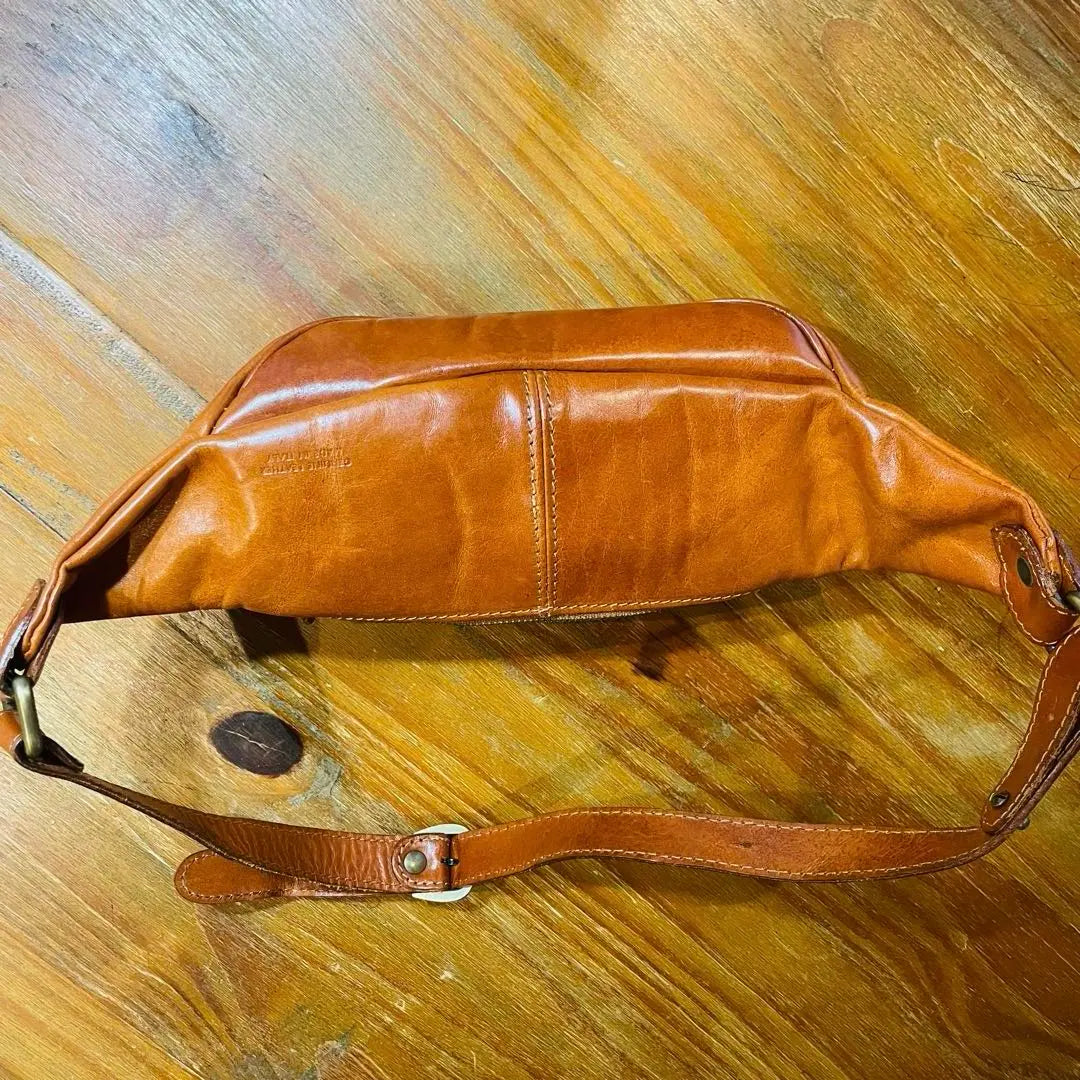 i medici body bag waist bag all leather brown