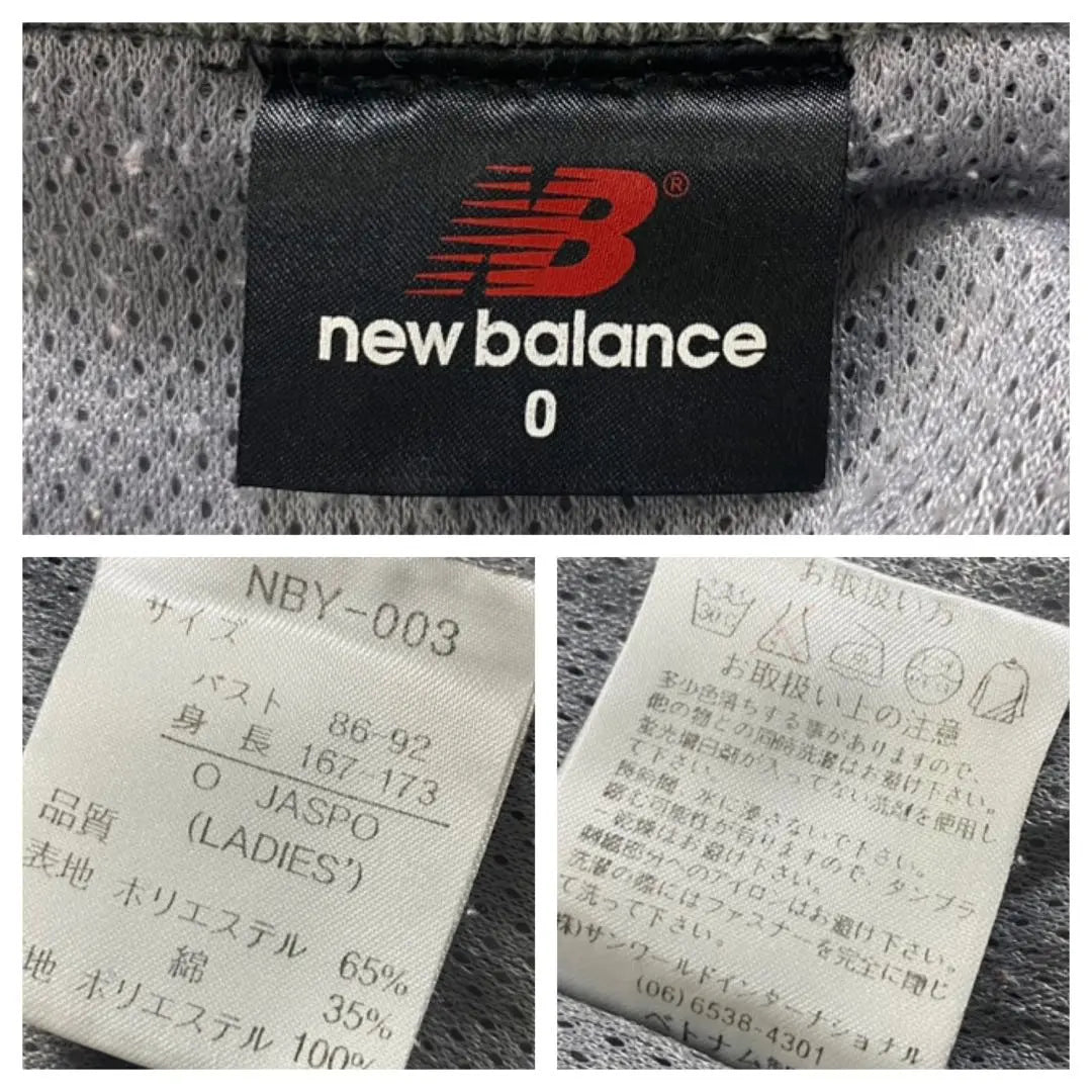 Hermosa chaqueta de golf con cremallera Newbalance para mujer 0 | 美品 newbalance ジップジャケット ゴルフウェア レディース0