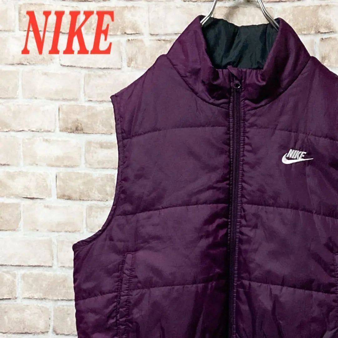 [Súper popular] Chaleco de plumas NIKE con logo bordado XL