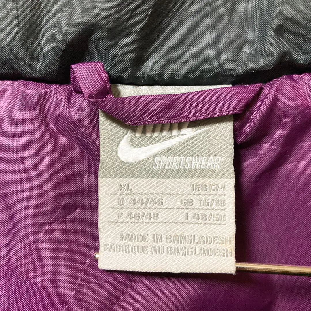 [Súper popular] Chaleco de plumas NIKE con logo bordado XL