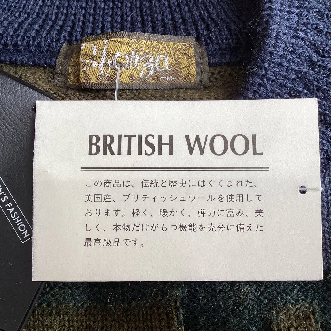 British Wool メンズセーターM British wool made in Japan New unused products❣️