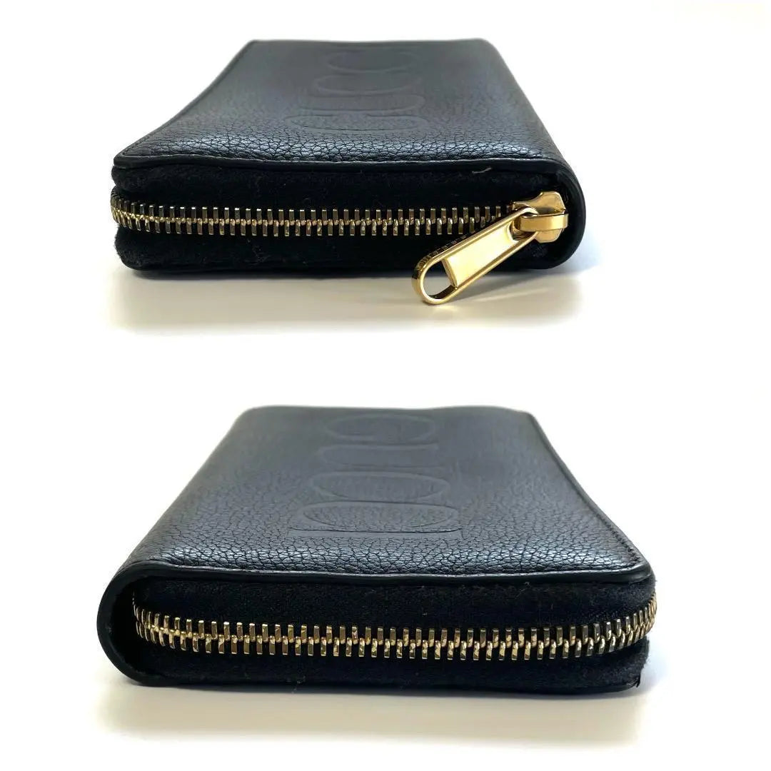 ⭐Good condition⭐Gucci 658691 Leather Round Zipper Long Wallet