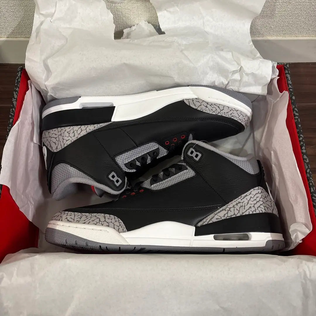 Air Jordan 3 Retro "Black Cement" 28.5cm