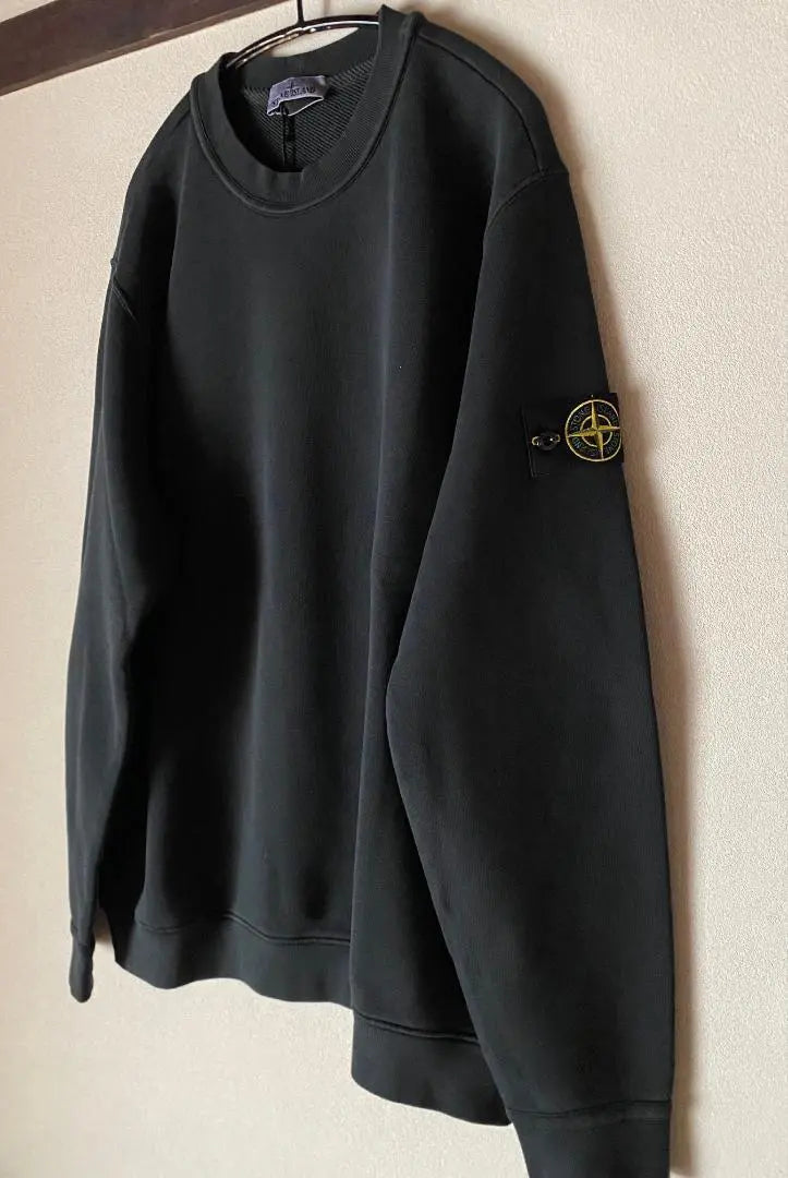 24AW [Nuevo] Sudadera con logo y emblema de Stone Island en la manga XXL | 24AW【新品】STONE ISLAND 袖ワッペン ロゴ スウェット XXL