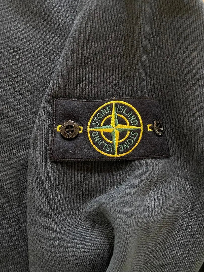 24AW [Nuevo] Sudadera con logo y emblema de Stone Island en la manga XXL | 24AW【新品】STONE ISLAND 袖ワッペン ロゴ スウェット XXL