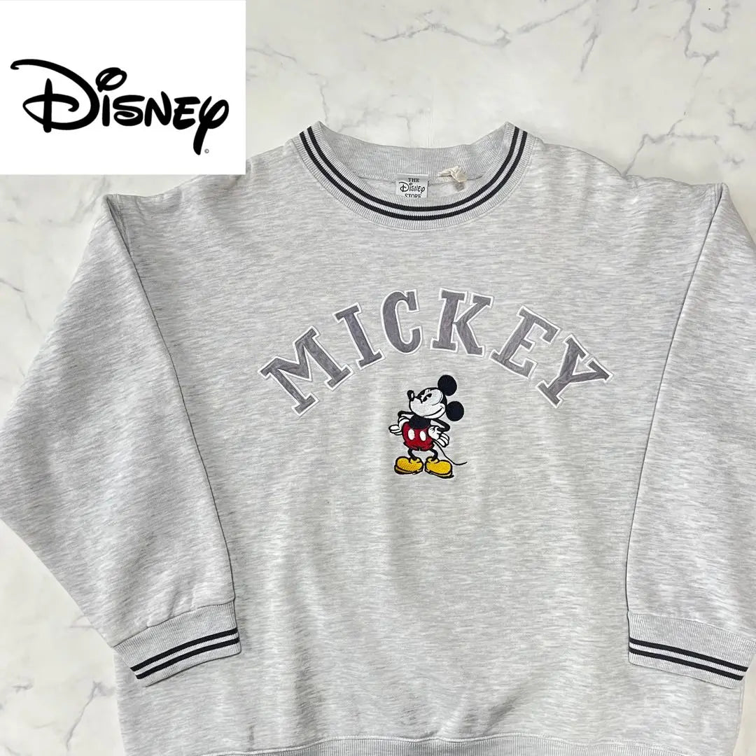 [Raro] Sudadera Disney Sudadera Bordada Mickey Vintage