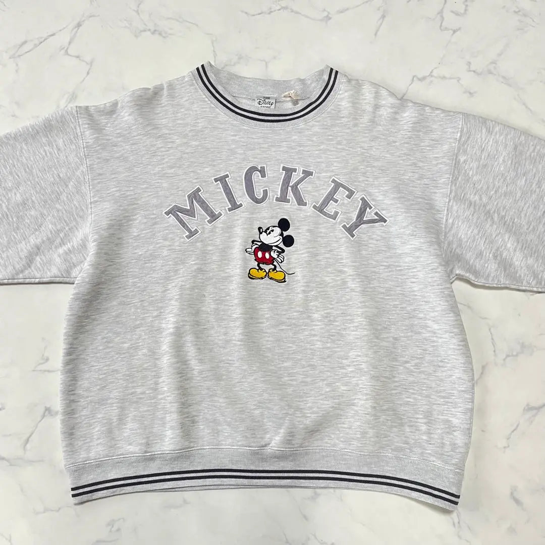 [Raro] Sudadera Disney Sudadera Bordada Mickey Vintage