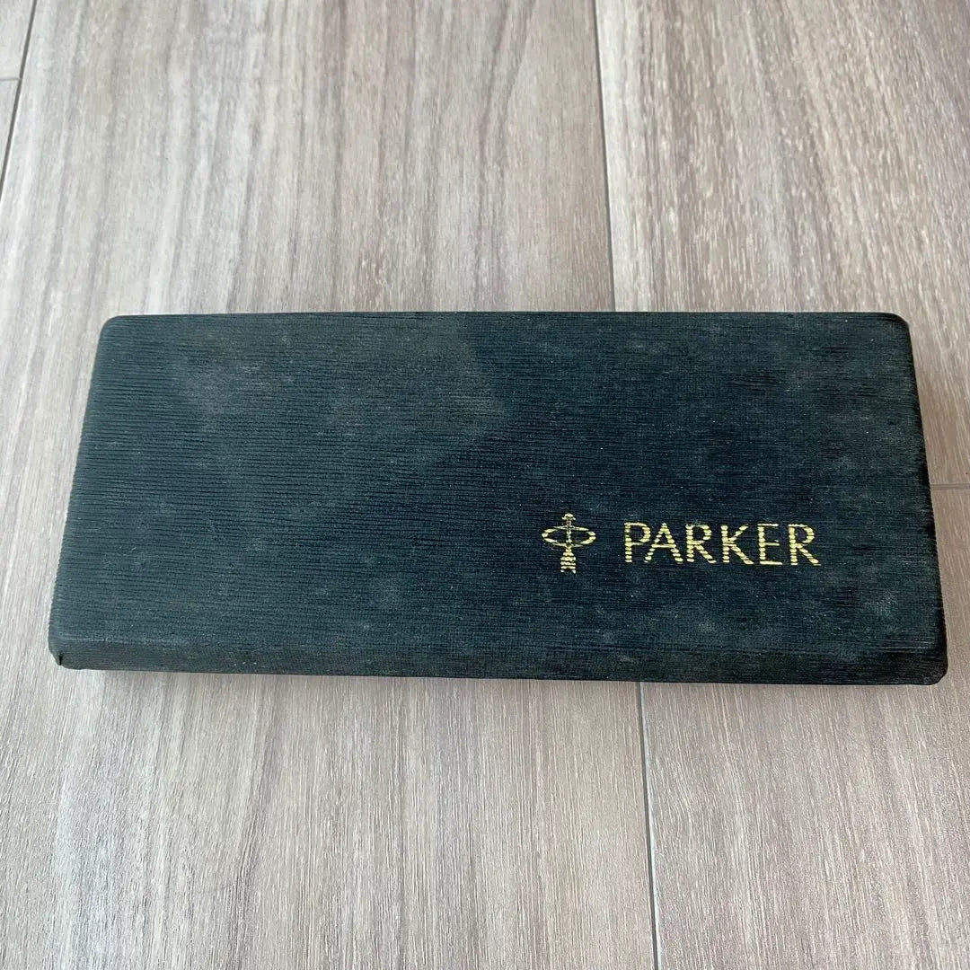 ◆Buen estado, raro◎Década de 1970 con caja☆Juego de bolígrafos Parker 75 de 14 kg