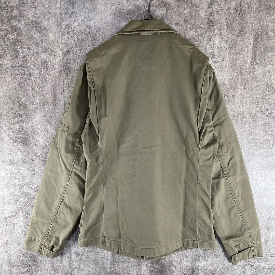 Lui's Military Jacket Printed Damaged Khaki Men's