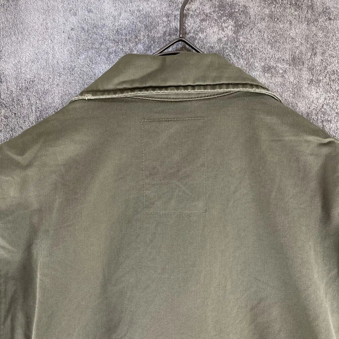 Lui's Military Jacket Printed Damaged Khaki Men's