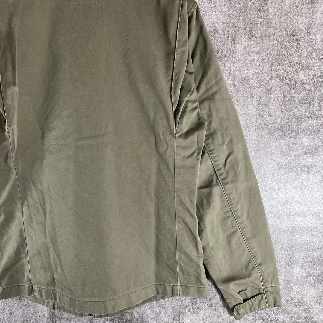 Lui's Military Jacket Printed Damaged Khaki Men's