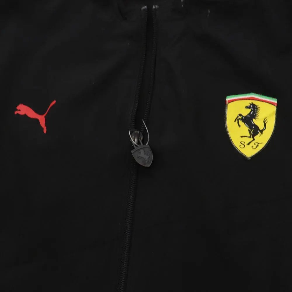 PUMA x Ferrari Double Name Embroidered Zip-Up Nylon Jacket