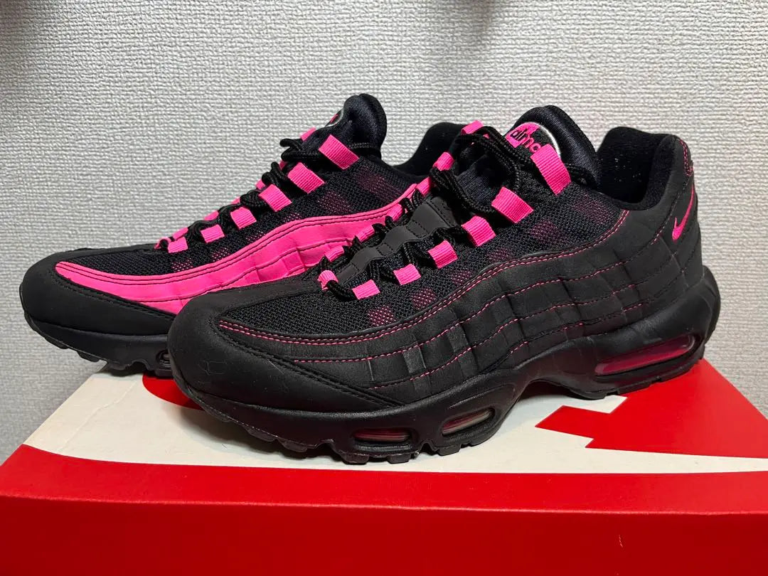 NIKE AIR MAX 95 NEGRO/ROSA 27,5 cm | NIKE AIR MAX 95 NEGRO/ROSA 27,5 cm