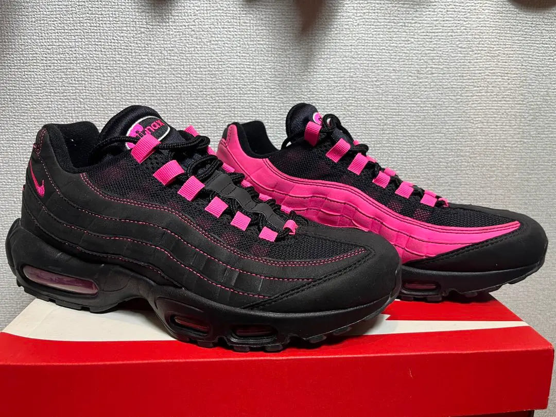 NIKE AIR MAX 95 NEGRO/ROSA 27,5 cm | NIKE AIR MAX 95 NEGRO/ROSA 27,5 cm