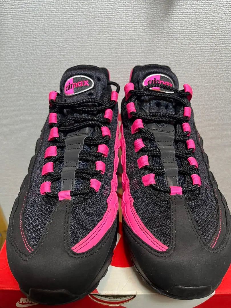 NIKE AIR MAX 95 NEGRO/ROSA 27,5 cm | NIKE AIR MAX 95 NEGRO/ROSA 27,5 cm