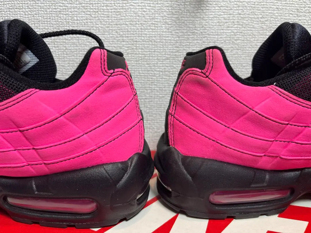 NIKE AIR MAX 95 NEGRO/ROSA 27,5 cm | NIKE AIR MAX 95 NEGRO/ROSA 27,5 cm