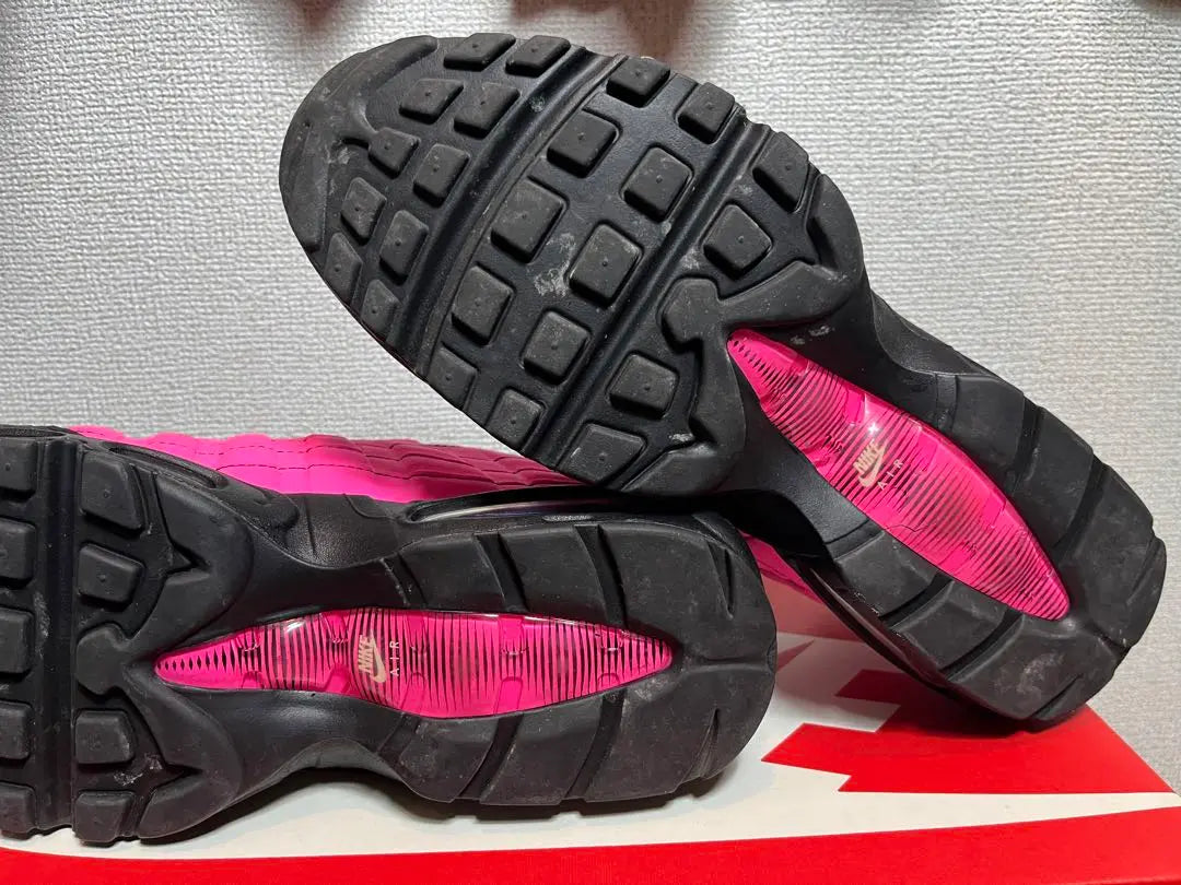 NIKE AIR MAX 95 BLACK/PINK 27.5cm | NIKE AIR MAX 95 BLACK/PINK 27.5cm