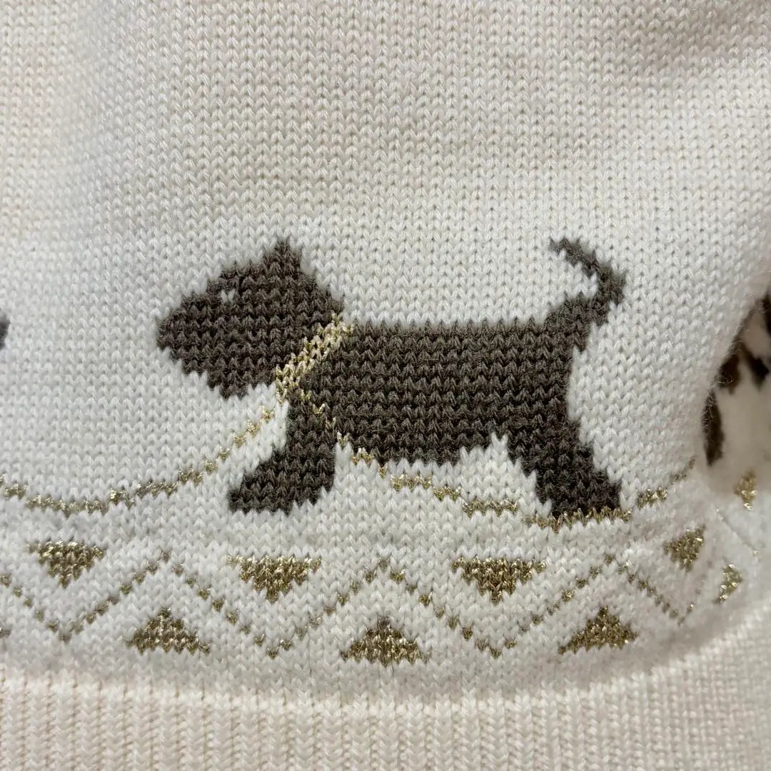 ❇️ Dog pattern cardigan