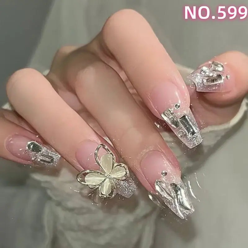 Limited time discount 599 Temperamental nail tips Otaku activities Unique wedding Bride's cap quantity h5a