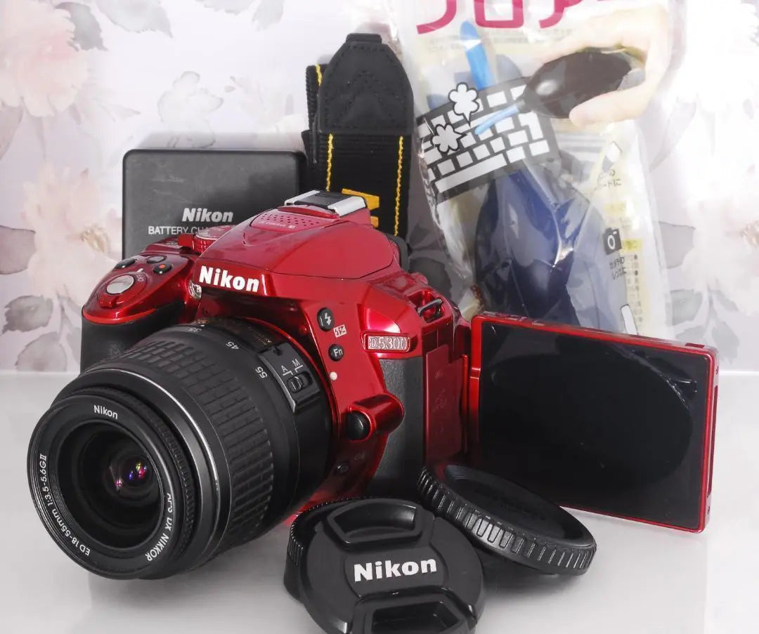 Equipped with Wi-Fi! High quality and high performance ☆ Recommended for beginners ♪ Nikon D5300 ♡