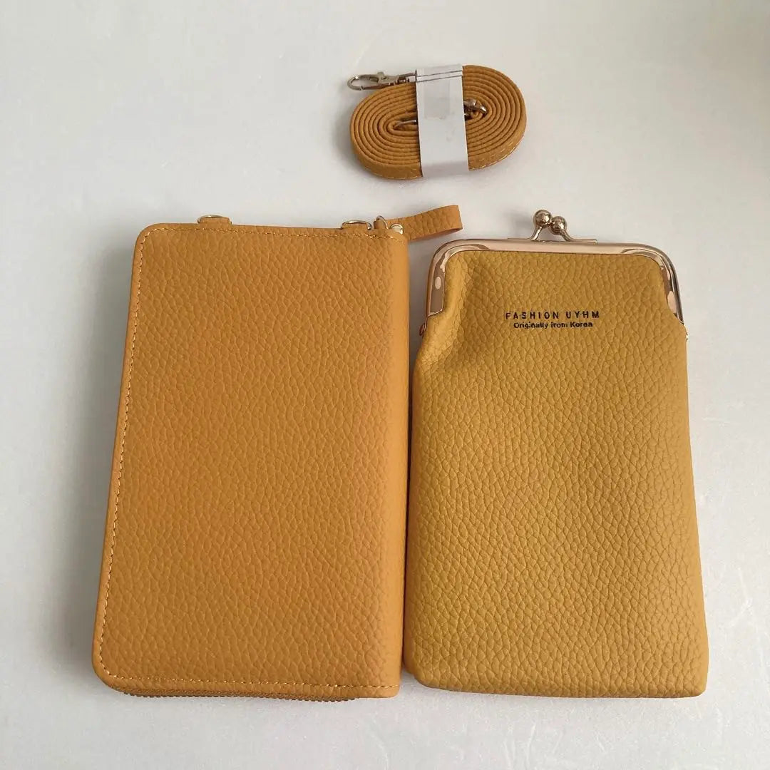 [Immediate purchase available] Women's smartphone pouch, shoulder, smartphone pouch, gamaguchi