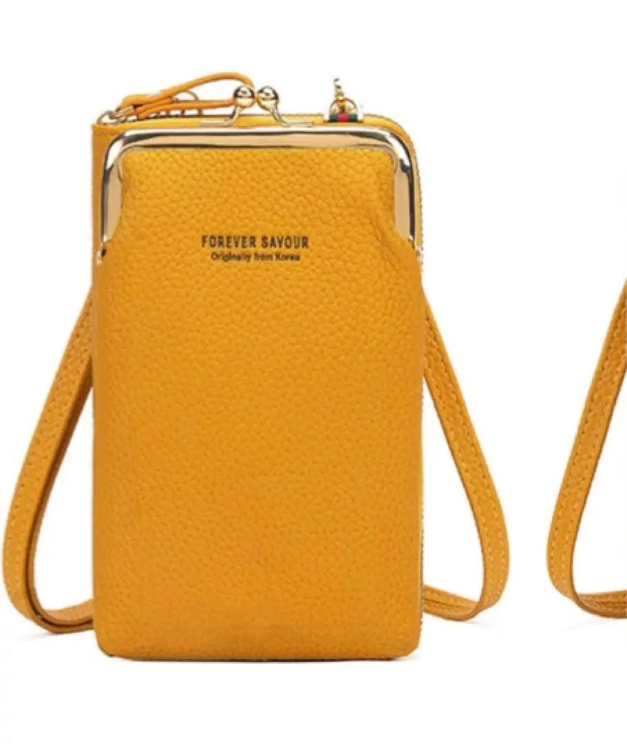 [Immediate purchase available] Women's smartphone pouch, shoulder, smartphone pouch, gamaguchi