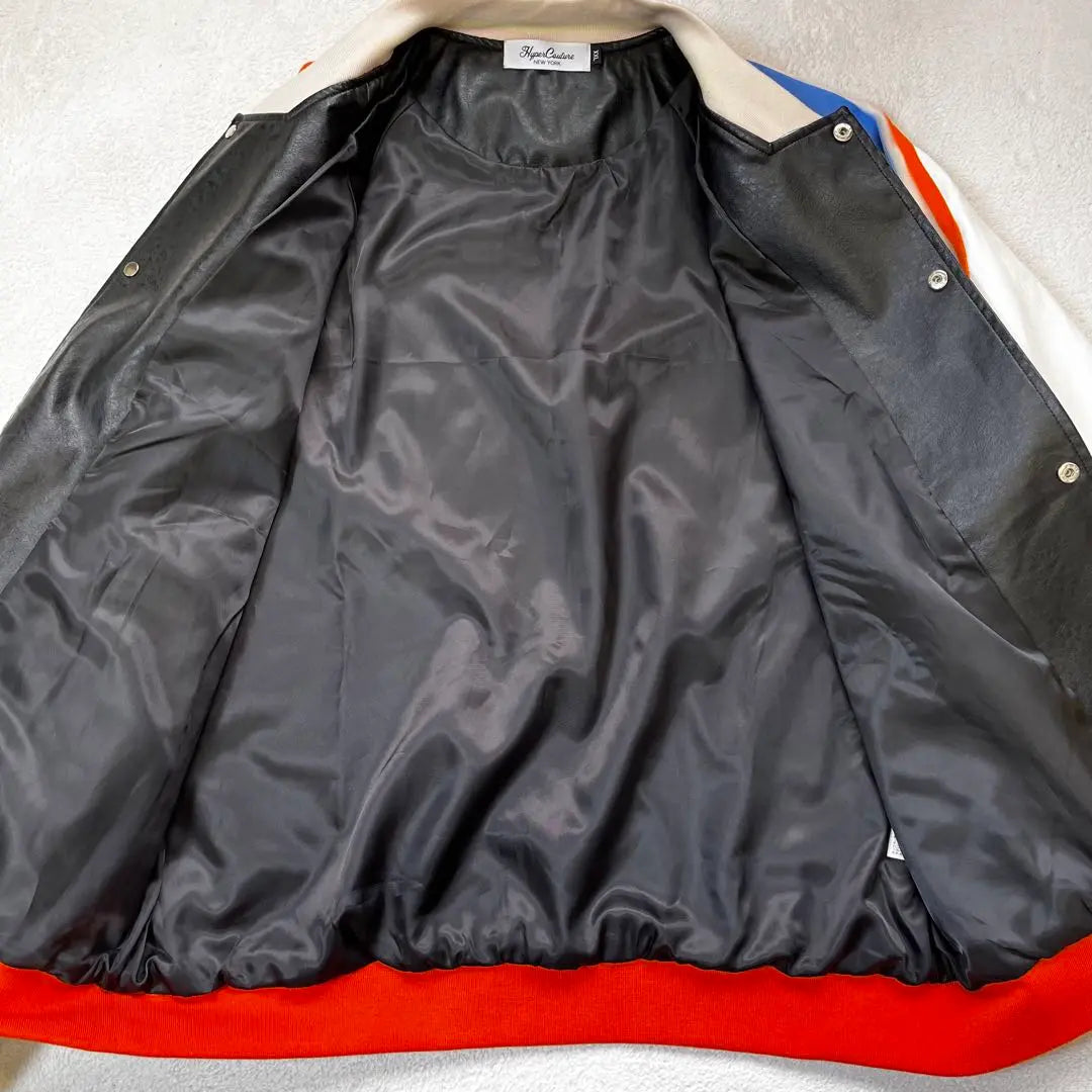 Nueva chaqueta de estadio Sukajan para hombre, color negro, talla XXL