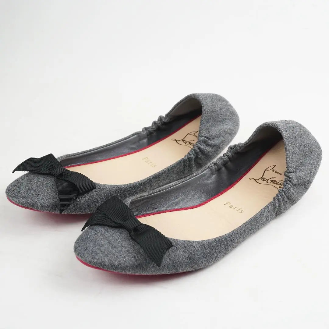 EU37 Louboutin Flat Loungewear Slippers 180A