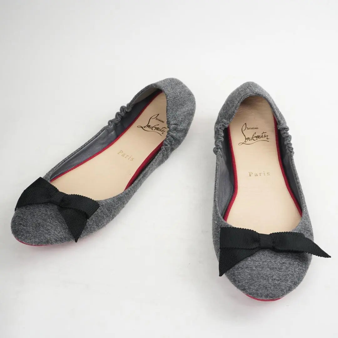 EU37 Louboutin Flat Loungewear Slippers 180A