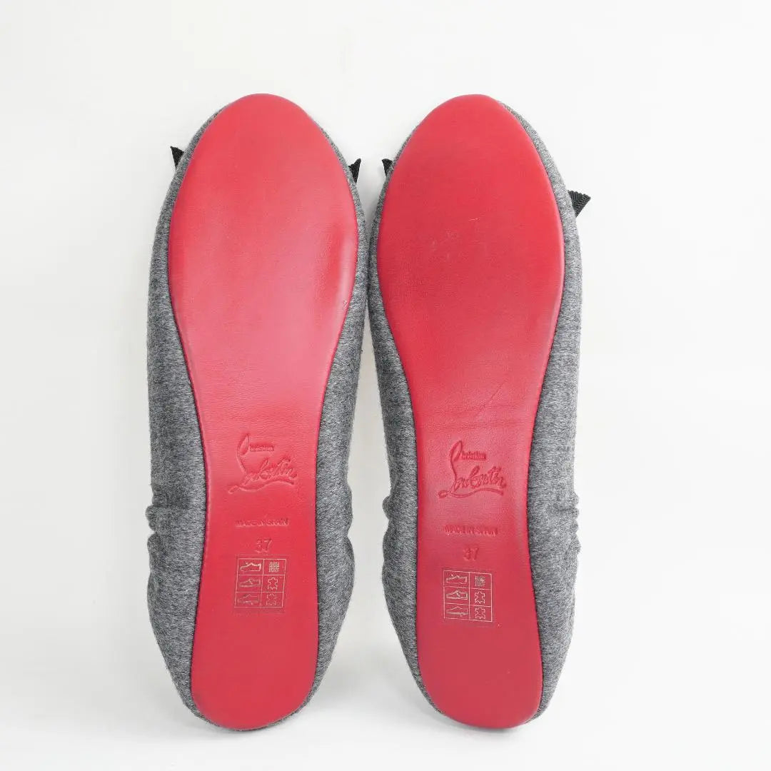 EU37 Louboutin Flat Loungewear Slippers 180A