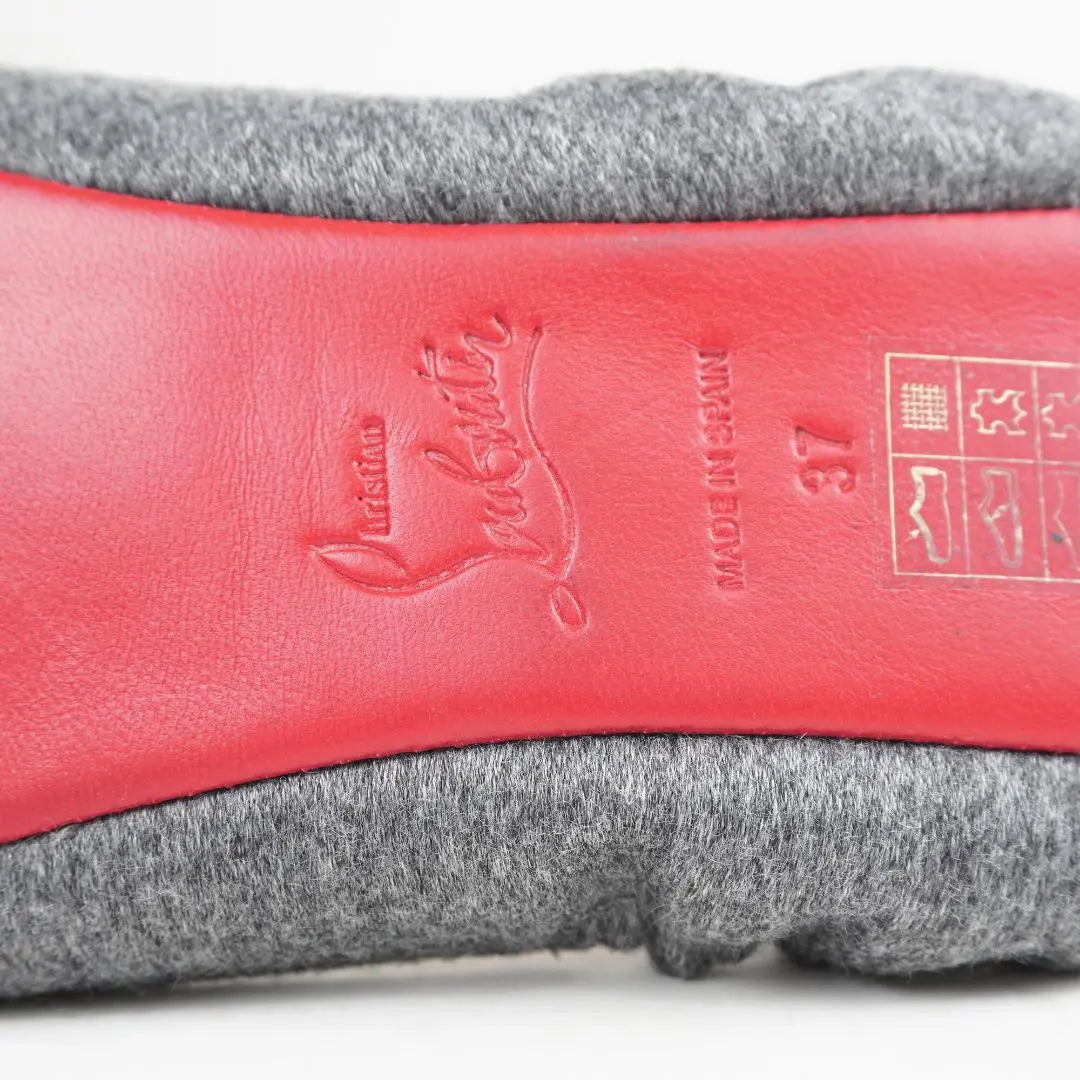 EU37 Louboutin Flat Loungewear Slippers 180A