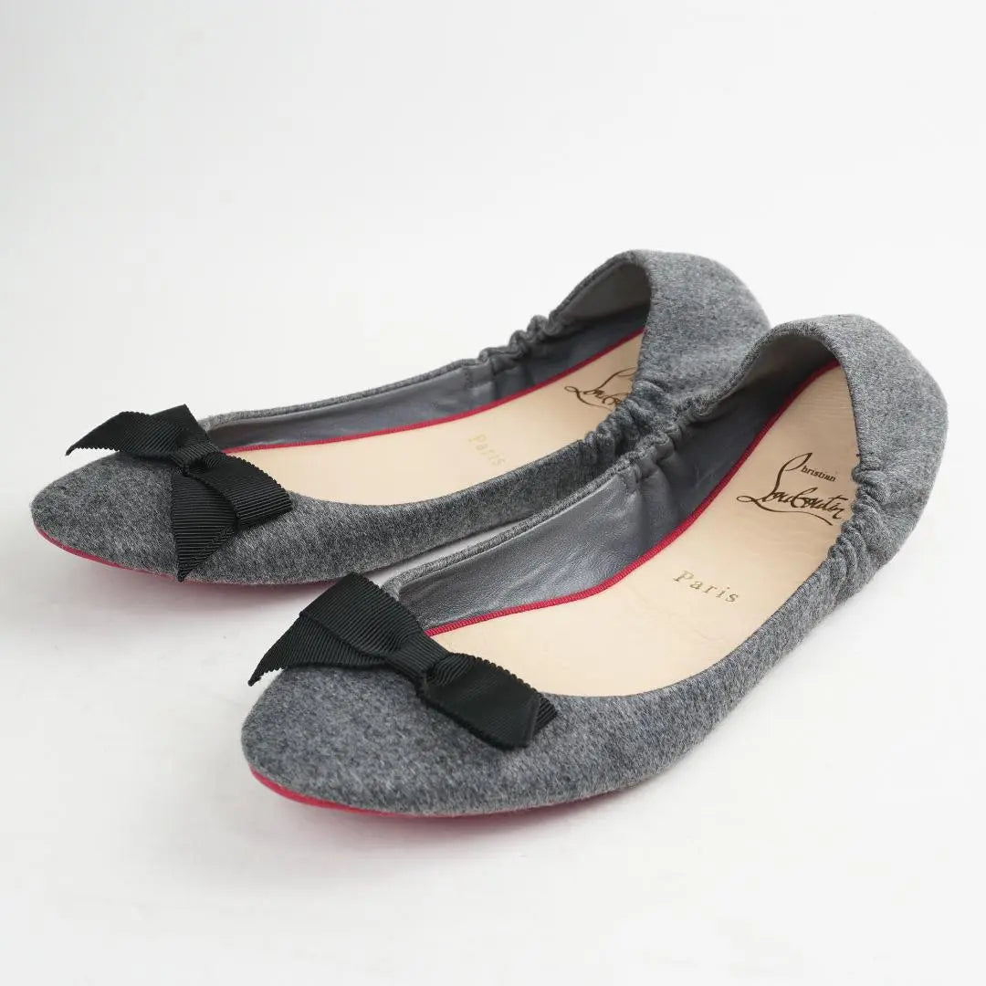 EU37 Louboutin Flat Loungewear Slippers 180A