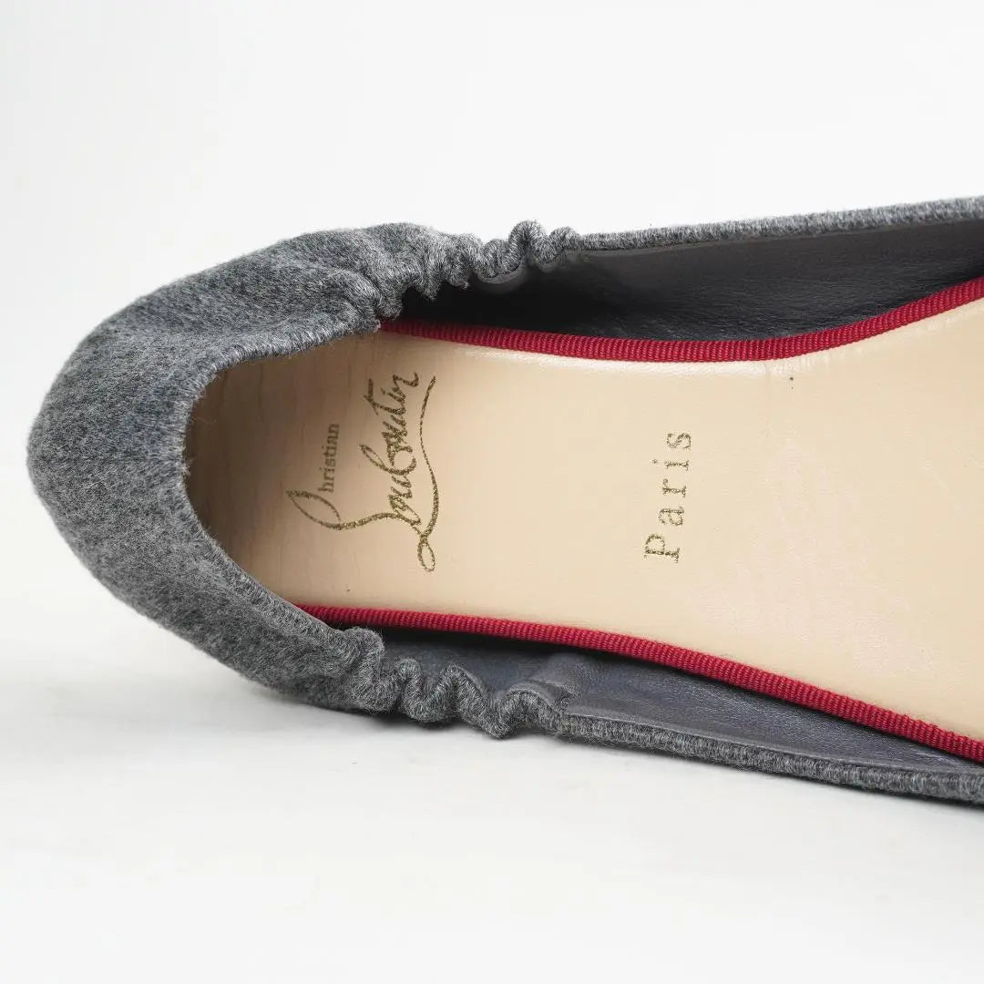 EU37 Louboutin Flat Loungewear Slippers 180A