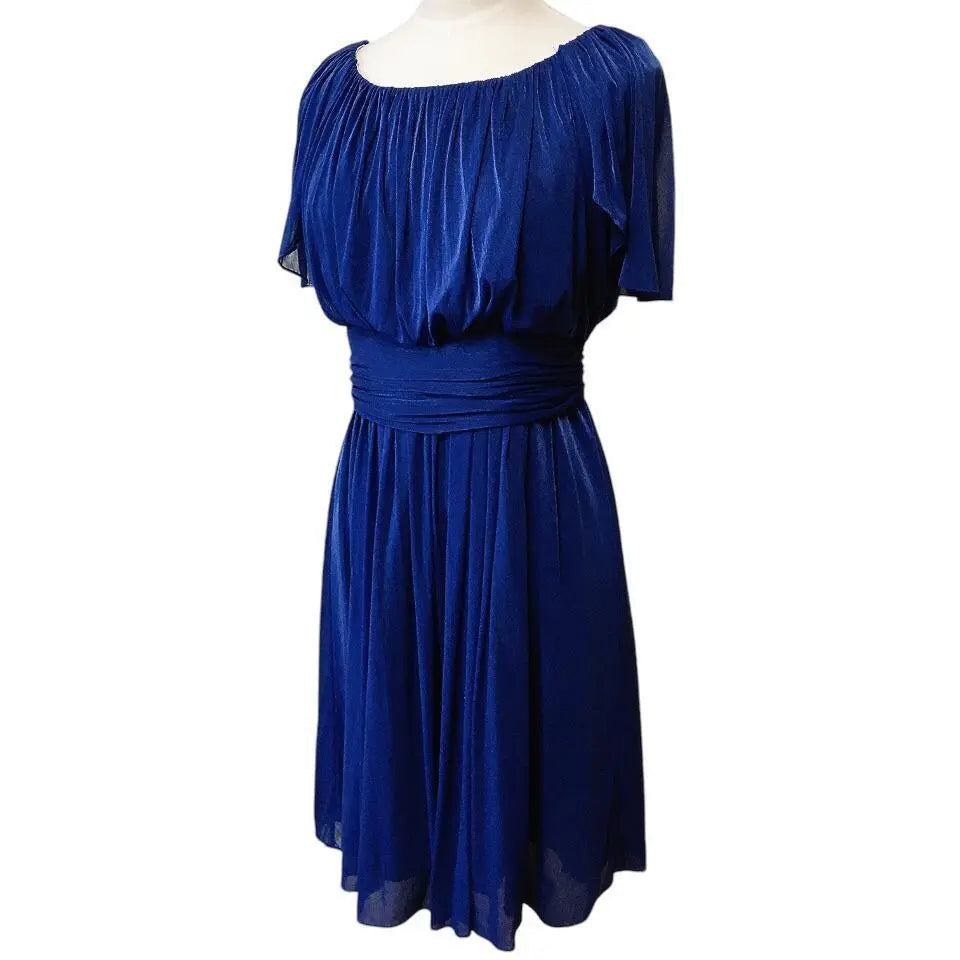 [Good condition] Urban Research Party Dress Gathered Chiffon Dress Glossy