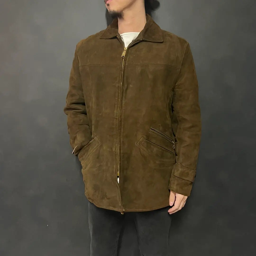 60's DUPONT QUILON IMPORTED SUEDE Leather JKT