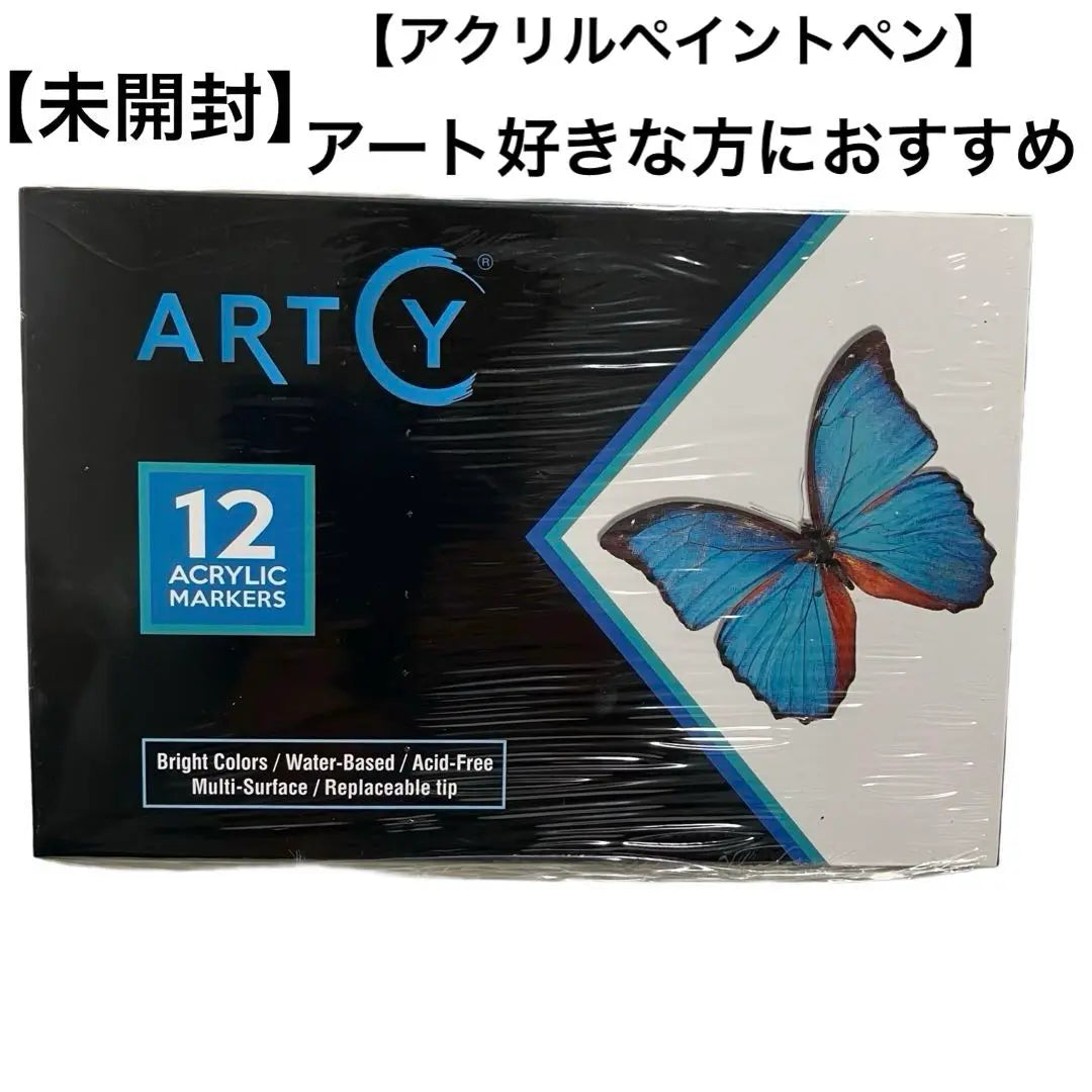 12 Acrylic Paint Pen Paint Marker Colorful Glass Pottery | アクリルペイントペン　12本　ペイントマーカー　カラフル　ガラス　陶器