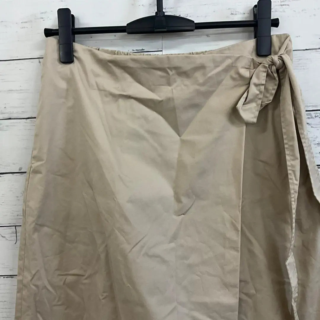 UNIQLO✨ Culottes [S] Wrap skirt style belt Elastic waist Beige