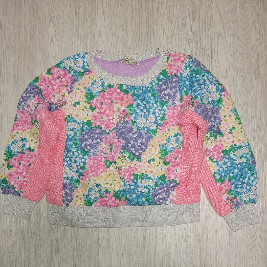 fafa floral sweatshirt size 130