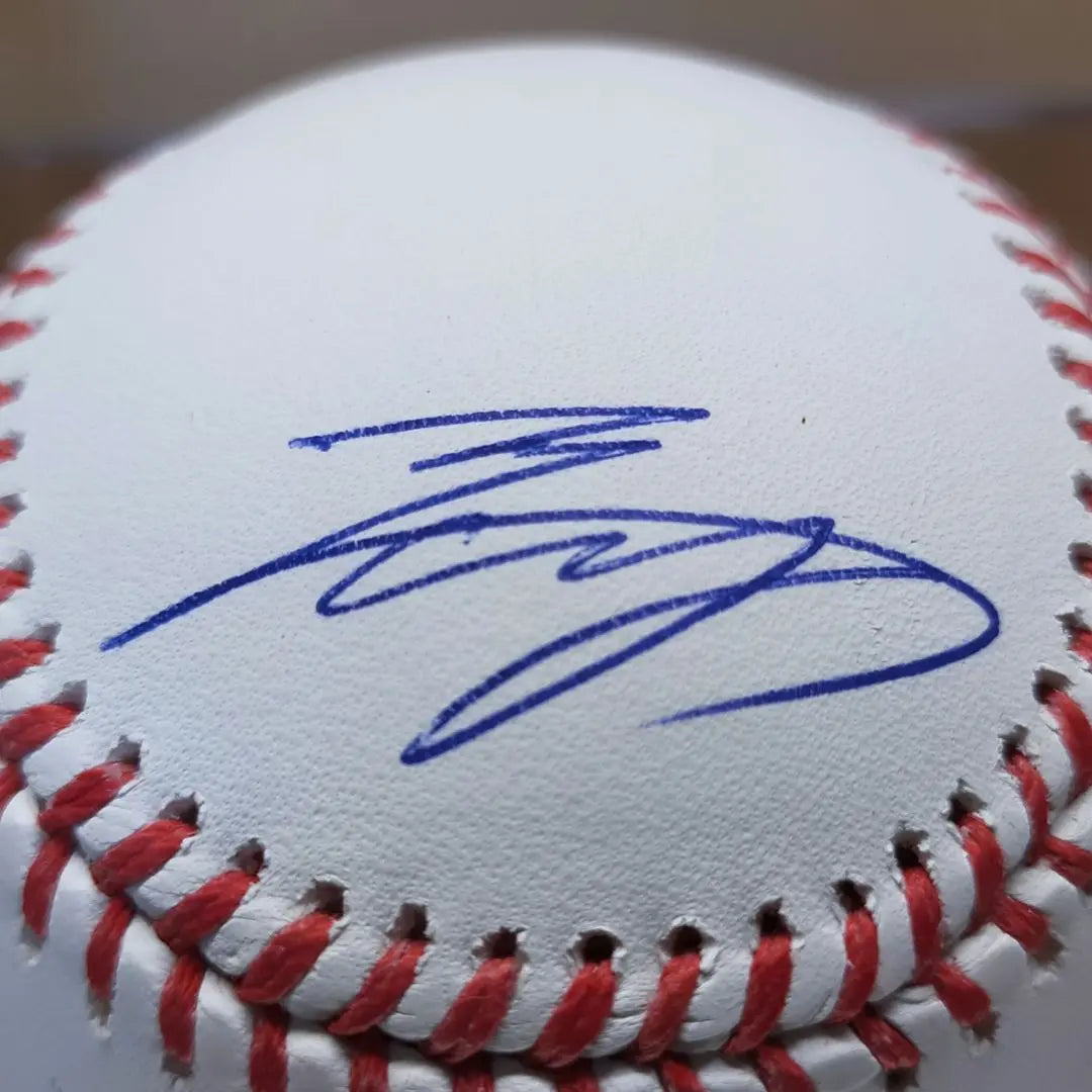 Ichiro/Otani Shohei/Autógrafo escrito a mano/Pelota/Autógrafo doble/RAWLINGS