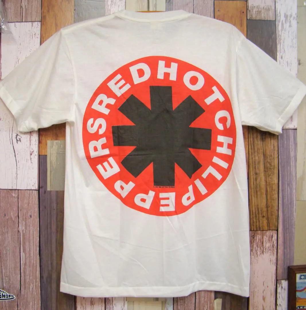 XL★New and Refreshing★Naked [Red Hot Chili Peppers] Logo T-shirt