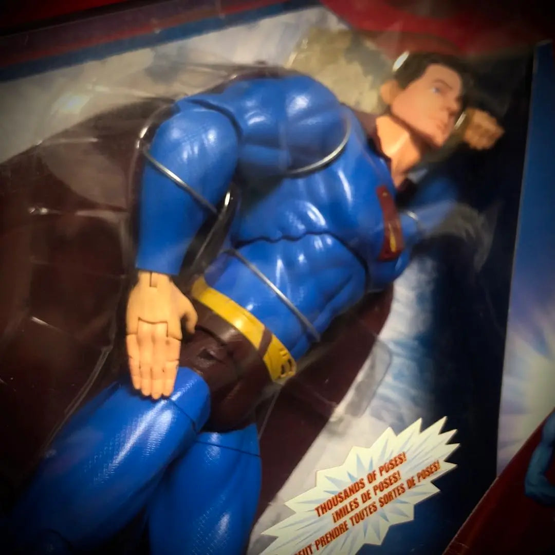 Figura de acción de Superman de Mattel súper rara de DC Comics