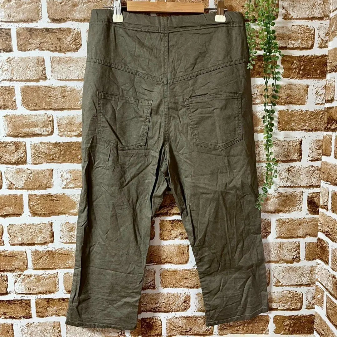 Pantalón Corto Premamá Elfindor Mujer Caqui Talla M | エルフィンドール レディース マタニティ用クロップドパンツ カーキ系 Mサイズ