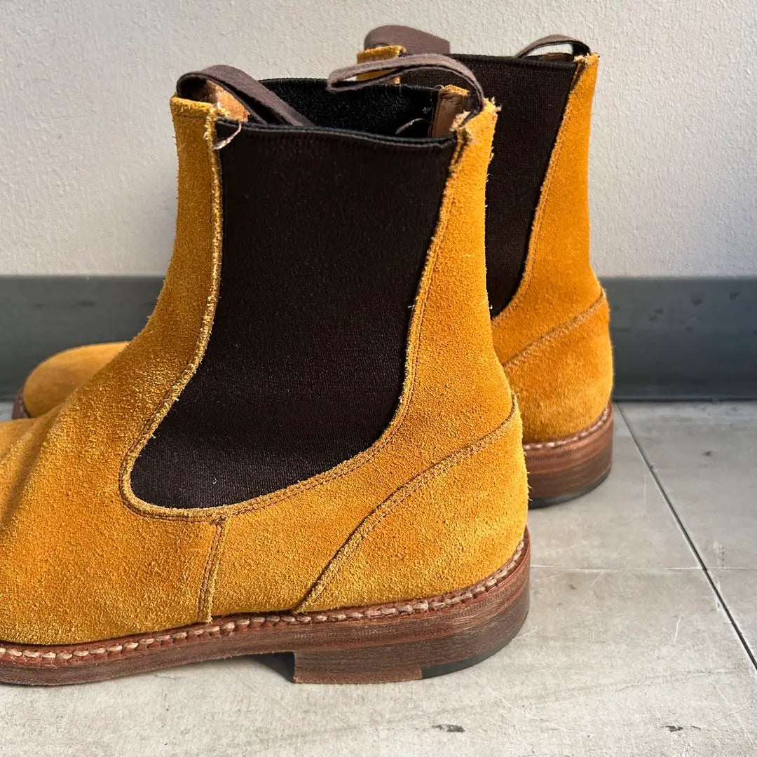 Botas de cuero Tricker's Side Gore, talla 8 1/2 del Reino Unido